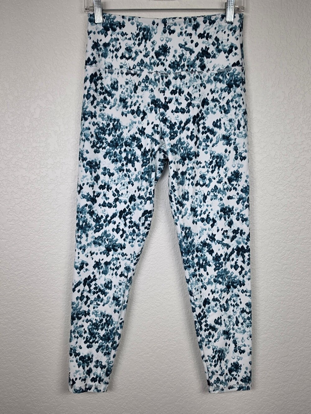 Stretchy White Speckled Leggings
